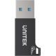 3. UNITEK ADAPTER USB-A - USB-C 10 GBPS M/F BLACK