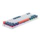 5. Machenike K500-B61 Wired Mechanical Gaming Keyboard with Backlight, Red Switch - White and Blue