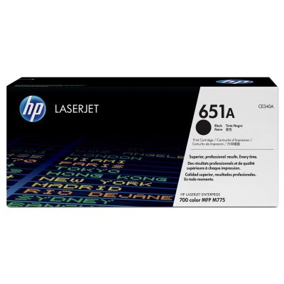 11. TONER CARTRIDGE 651A BLACK/.