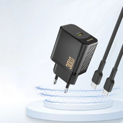 2. Dudao A27P 30W PD GaN USB-C Wall Charger - Black