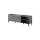 3. ABETO TV cabinet 150x42x52 graphite/glossy graphite