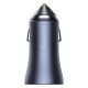 6. Baseus Golden Contactor Pro fast car charger 2x USB 40 W Quick Charge SCP FCP AFC + USB cable - USB Type C gray (TZCCJD-A0G)