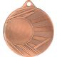 8. MEDAL WITH SPACE FOR A STICKER, BRONZE, DIAMETER 50mm