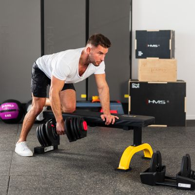 10. HMS SGR40 PRO SET 2in1 adjustable dumbbell set 43.5 kg