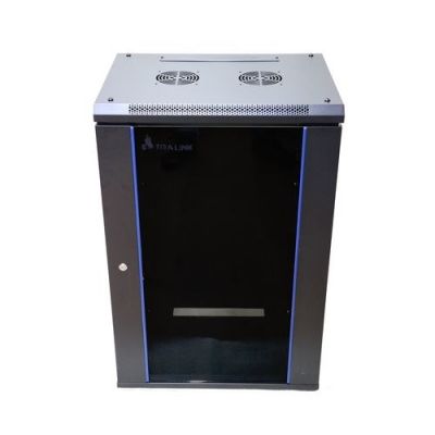 2. Extralink 15U 600x600 Black Wall-Mounted Rack Cabinet