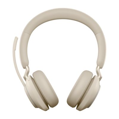 2. Jabra Evolve2 65 MS Stereo Link380c Wireless Over-Ear Headphones, Beige + Stand