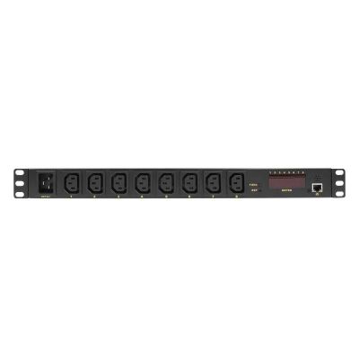6. LogiLink PDU8P01 PDU power distribution unit 8 x network sockets 1U Black