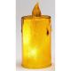 30. DECORATIVE CANDLE 8 CM AMBER WARM WHITE 1 LED