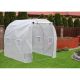 19. GREENHOUSE GARDEN TUNNEL 200x200x200CM PE STRUCTURE WHITE STEEL