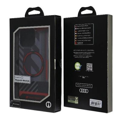 7. Audi IML Sport MagSafe Case iPhone 14 Pro Max 6.7" black/black hardcase AU-IMLMIP14PM-RSQ/D2-BK