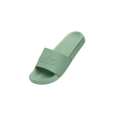 11. Kubota basic plain pastel green pool flip-flops K25SS-101-001-17-1