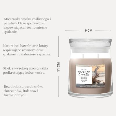2. Medium Candle SEASIDE WOODS YANKEE