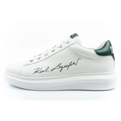 2. Karl Lagerfeld men's shoes sneakers Kapri natural leather white