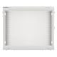 14. Rack installation cabinet, wall-mounted, 19" 9U, 600x450, gray, metal door, LANBERG (Flat Pack)
