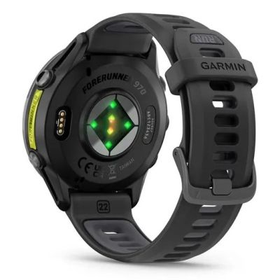 7. Garmin Forerunner 970 3.56 cm (1.4") AMOLED Digital 454 x 454 px Touchscreen Black, Yellow Wi-Fi GPS