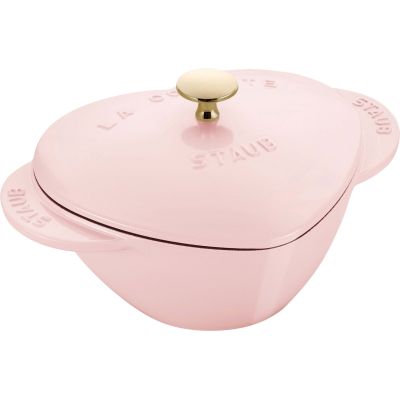 STAUB SPECIAL COCOTTE Cast iron pot heart 1.75 ltr, pink