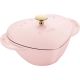 STAUB SPECIAL COCOTTE Cast iron pot heart 1.75 ltr, pink