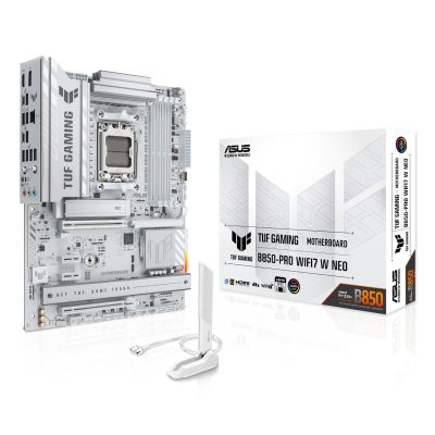 22. ASUS TUF GAMING B850-PRO WIFI7 W NEO Motherboard