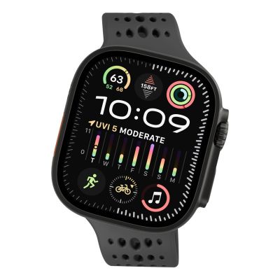 2. Decoded Ares O Watch Band Black Silicone