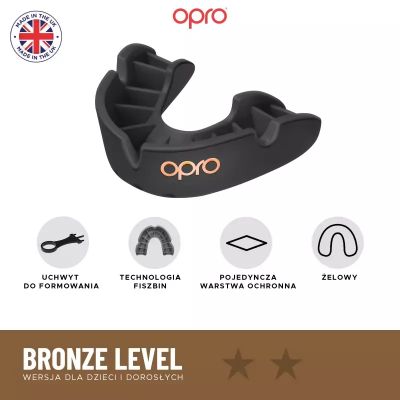 3. Opro UFC Bronze GEN2 Mouthguard 1234_stm Black