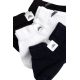 2. Emporio Armani Calza Ankle Socks Cotton Comfortable 3-Pack Navy Blue Black White