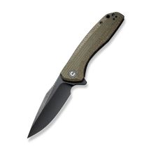 CIVIVI Baklash Knife 9Cr18MoV Green Micarta Coarse