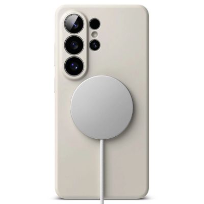 4. Ringke Silicone MagSafe Case for Samsung Galaxy S26 Ultra - Beige