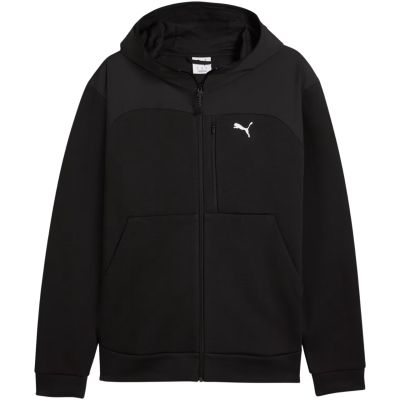 2. Men's Puma Tech Material Mix Hoodie, black 694490 01