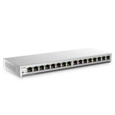 11. Switch Zyxel GS1100-16E-EU0101F 16p Unmanaged, Fanless, Slim