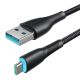 4. Joyroom Starry series SA32-AC6 100W USB-A / USB-C cable 1m - black