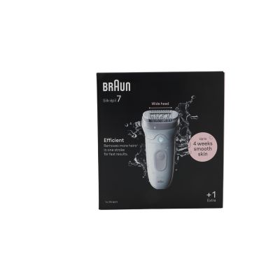 Braun 7-011 Silk-?pil 7 Wet&Dry-Epilierer, wei?/silber