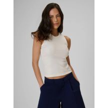Women's slim ribbed knit top 4F 4FRSS26TSLEF338-12S
