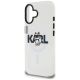 6. Karl Lagerfeld IML Choupette Sketch Logo MagSafe iPhone 16 Case - Clear