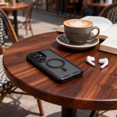 4. Tech-Protect Defense MagSafe Case for Samsung Galaxy S26 Ultra - Black