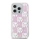 3. DKNY Liquid Glitter Multilogo iPhone 15 Pro Case - Pink