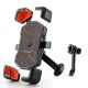 2. Rockbros HW-117 Handlebar Clamp Phone Holder - Black and Orange