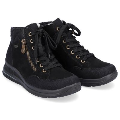 47. Rieker W RKR567 Waterproof Insulated Leather Ankle Boots