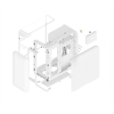 7. HYTE X50 Midi Tower White