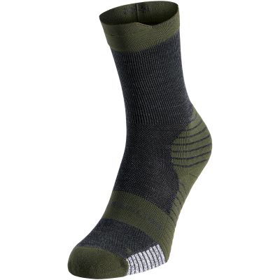 2. Green UNI ODLO PERFORMANCE MERINO TRAIL Crew Socks