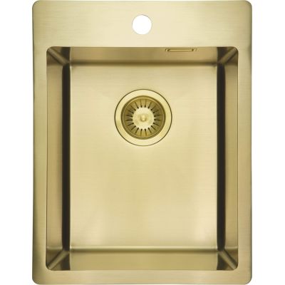 Single-bowl steel sink