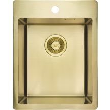 Single-bowl steel sink
