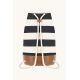 4. Paul&Shark navy blue and ecru unisex fabric bag 26418102-H21 - elegant and practical
