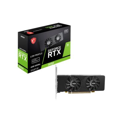 MSI GeForce RTX 3050 LP E 6G OC graphics card