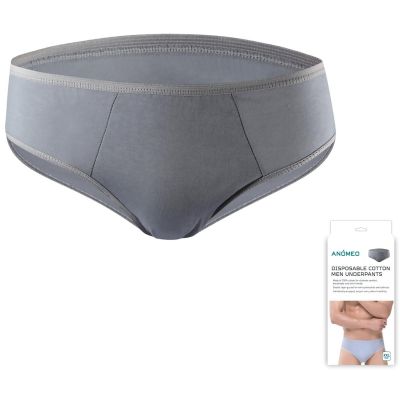 ANOMEO MEN’S DISPOSABLE UNDERWEAR (COTTON) XXL – 6 PCS