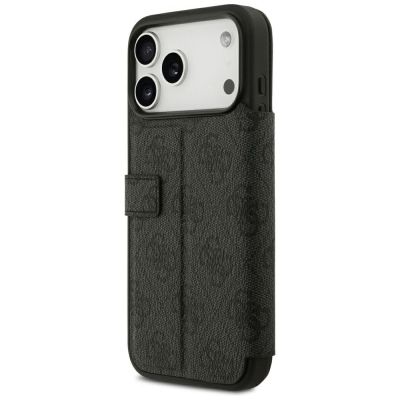 5. Guess Book 4G Metal Logo Case for iPhone 18 Pro Max / 17 Pro Max - Black