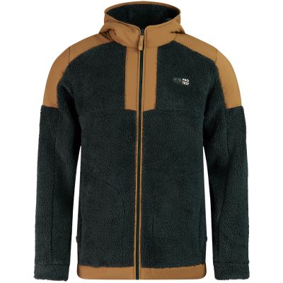 Men's outdoor hooded full-zip sweatshirt PROTEST PRTArnold khaki