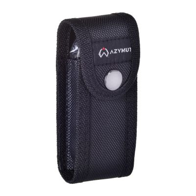 5. AZYMUT Karkon pocket knife - 9 tools + holster, 113 mm black (HK20018)
