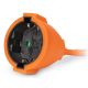 5. Entac ESECG1.5-10-O splitter 10 m 1 x network socket Indoor Orange