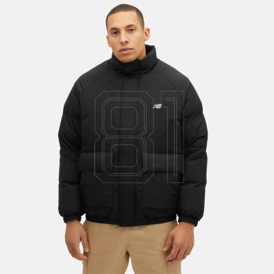 6. New Balance Academy Mix Down Jack M MJ34302BK Down Jacket