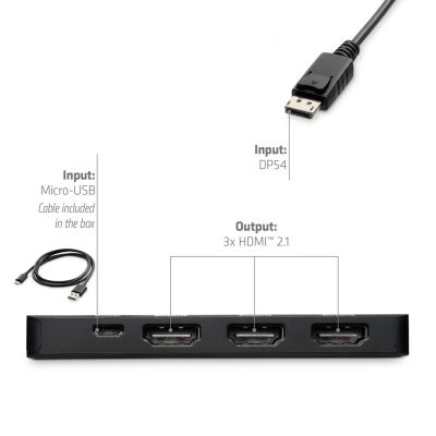 9. I/O DP to HDMI Triple Adapter CSV-7330 CLUB3D